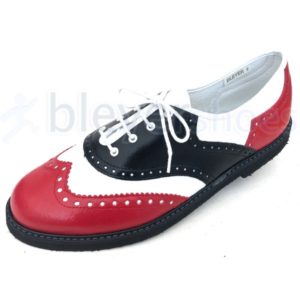 BS8366 Bleyer Hot Shot in red, white and black matt leather
