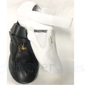 BS3883 Bleyer Balance Stabilizer Equestrian Vaulting Shoe all black and all white